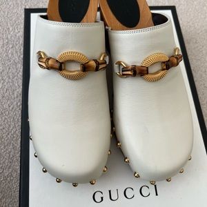 New ivory gucci clogs size 39.5